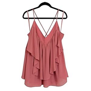 Flash Sale New Fashion to Figure Pink Stunning & Sexy Blouse Top Plus Size 1X